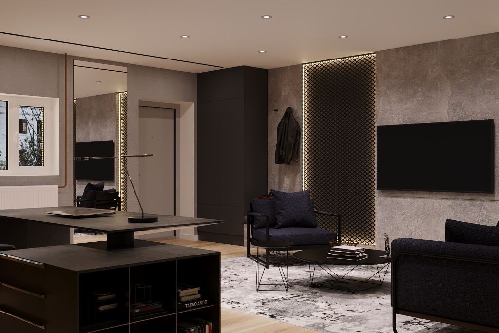 Харанхуй Luxury — Industrial Оффис — 4-р харагдац